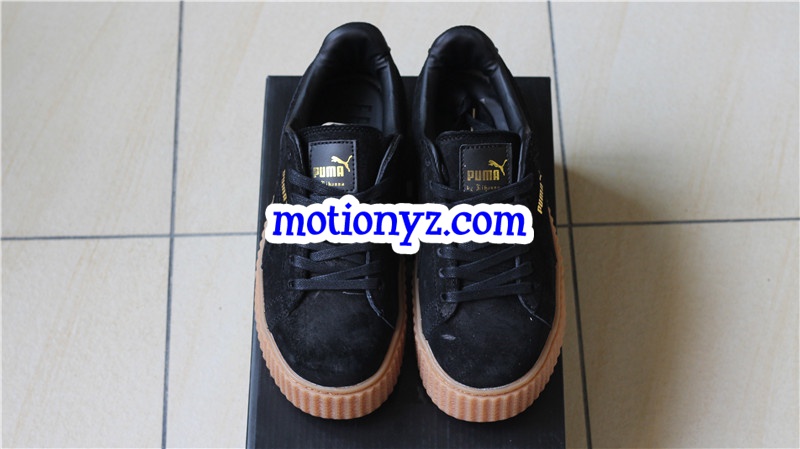 Puma Fenty Rihanna Creeper Low Black Yellow